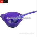 Professional salon plastic hair colouring rubber band bowl and brush